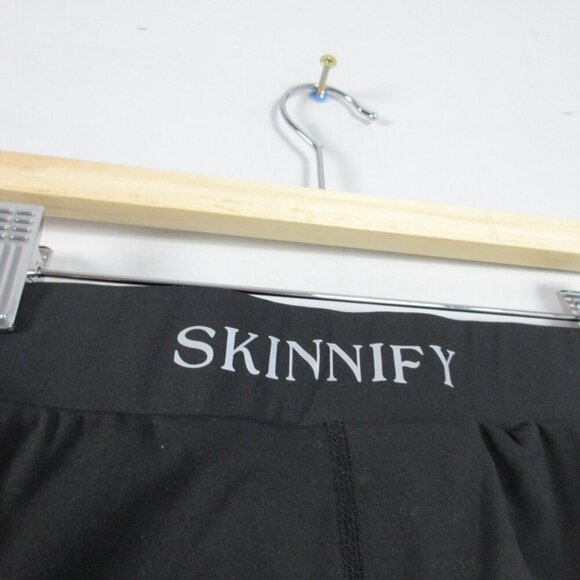 Skinnify Resistance Leggings Women S Black Ruched Stirrup Athletic Gym Yoga 244 - Picture 3 of 11